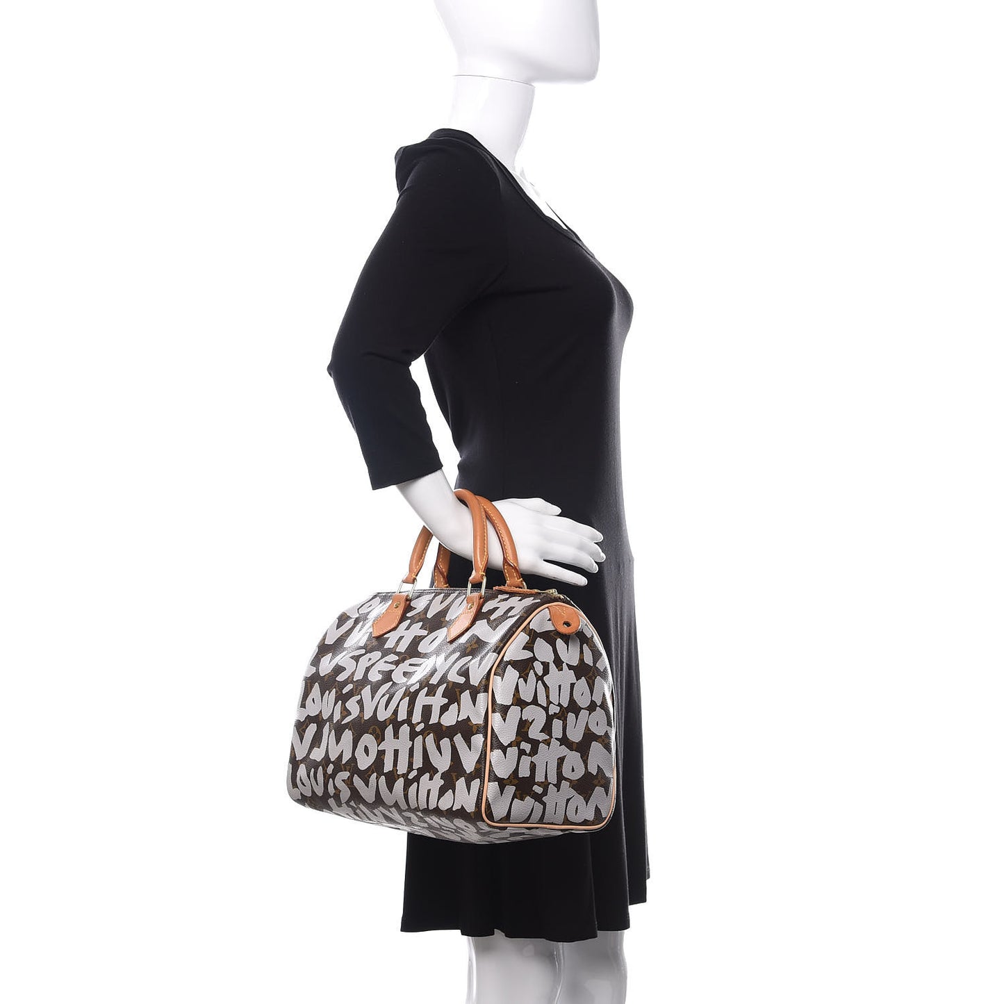 Monogram Graffiti Speedy 30 Silver