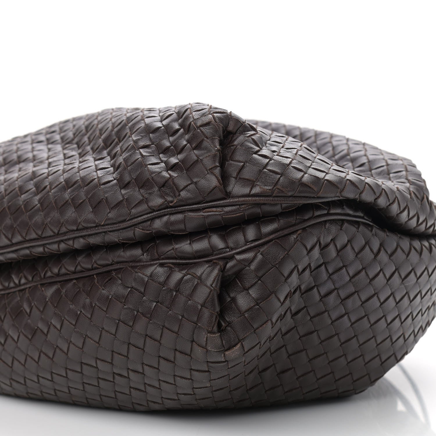 Bottega Veneta Nappa Intrecciato Drawstring Tote Ebano 9 of 9