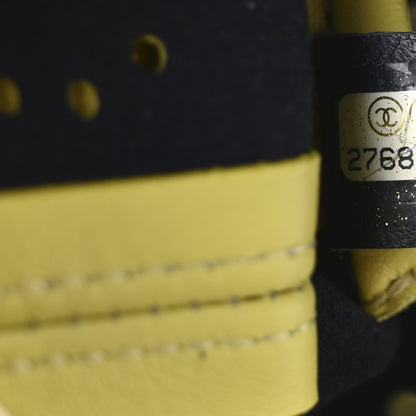 Chanel Calfskin Eyelets Clutch Yellow 14 of 20