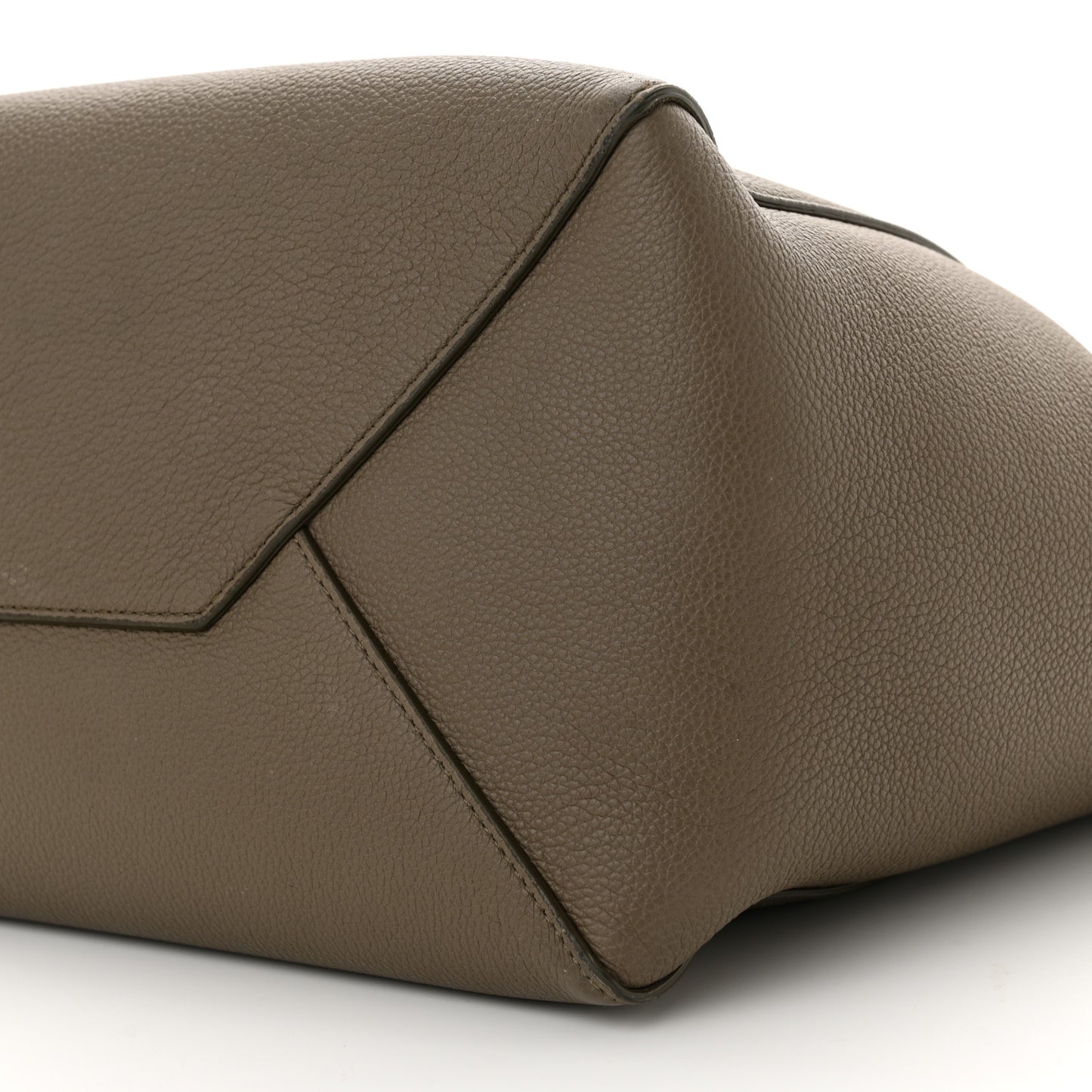 Soft Grained Calfskin Small Belt Cabas Phantom Taupe