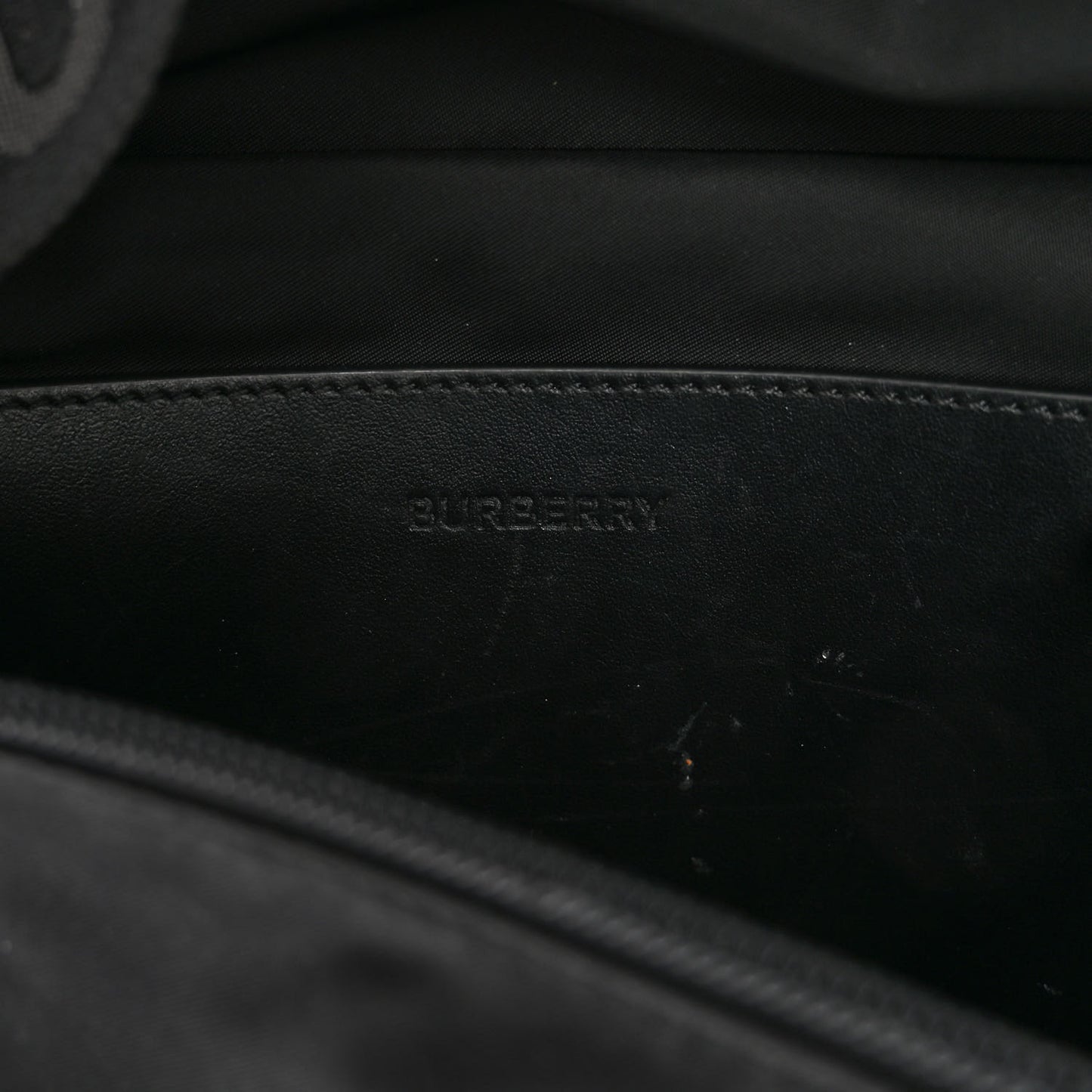 Nylon Logo Bum Bag Black