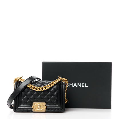Chanel Caviar Quilted Small Boy Flap Black 12 of 12