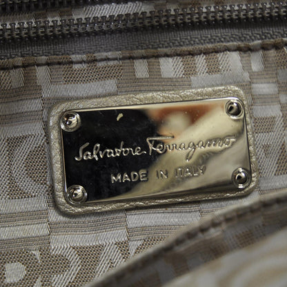 FASHIONPHILE SALVATOREFERRAGAMOLeatherMarisaMetallicGold 8 of 8