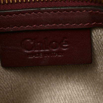 Chloe Suede Calfskin Braided Medium Marcie Double Carry Canyon Rose 6 of 10