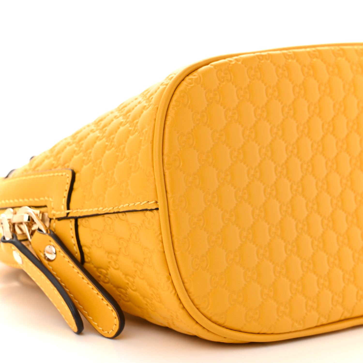 Gucci Soft Microguccissima Mini Dome Bag New Buttercup 9 of 11