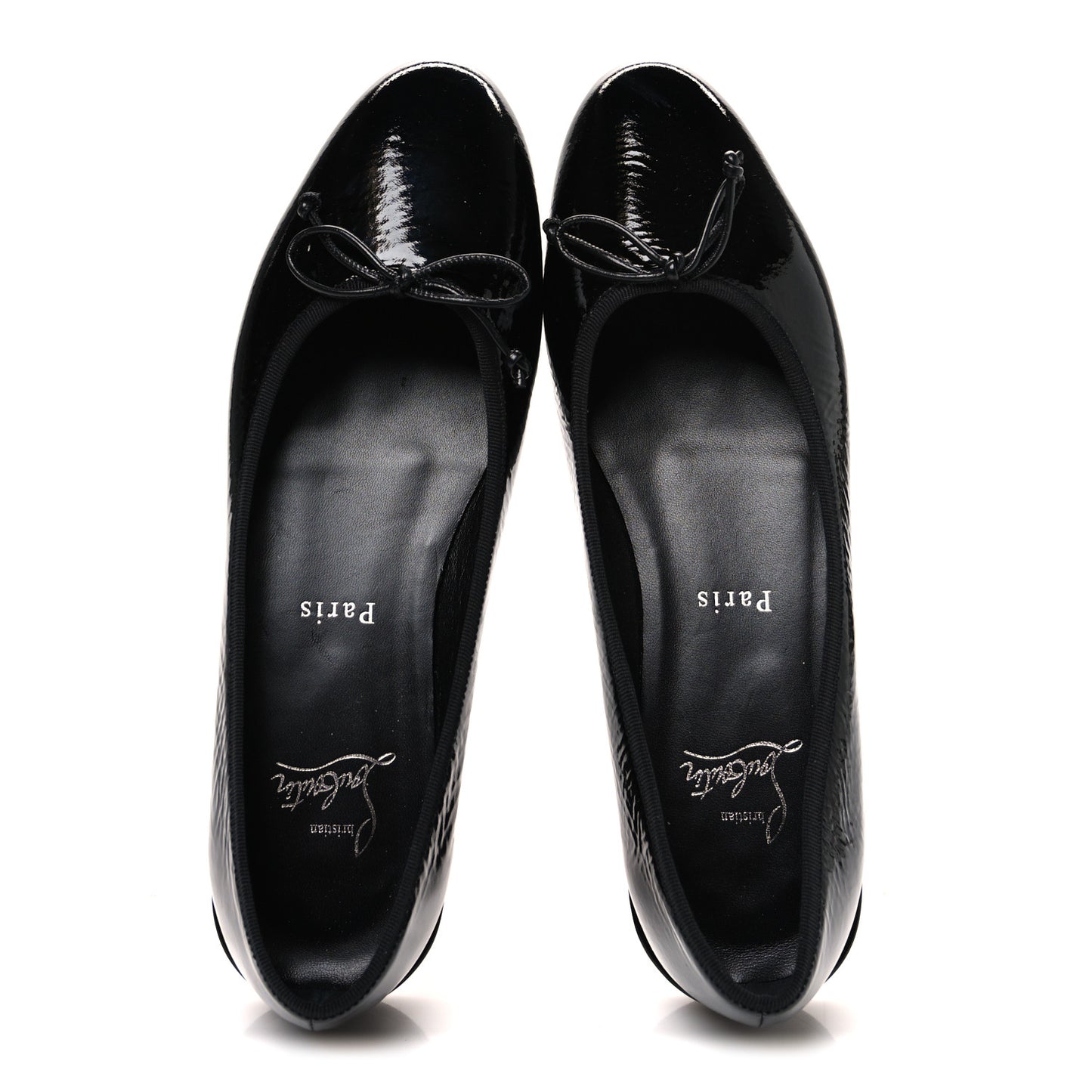 Patent Sweetie Jane Ballerina Flats 38 Black