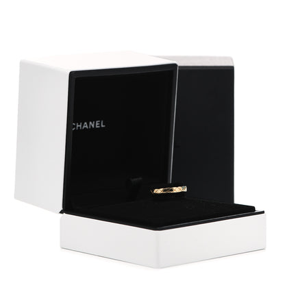 Chanel 18K Yellow Gold Mini Coco Crush Ring 53 6.25 6 of 6