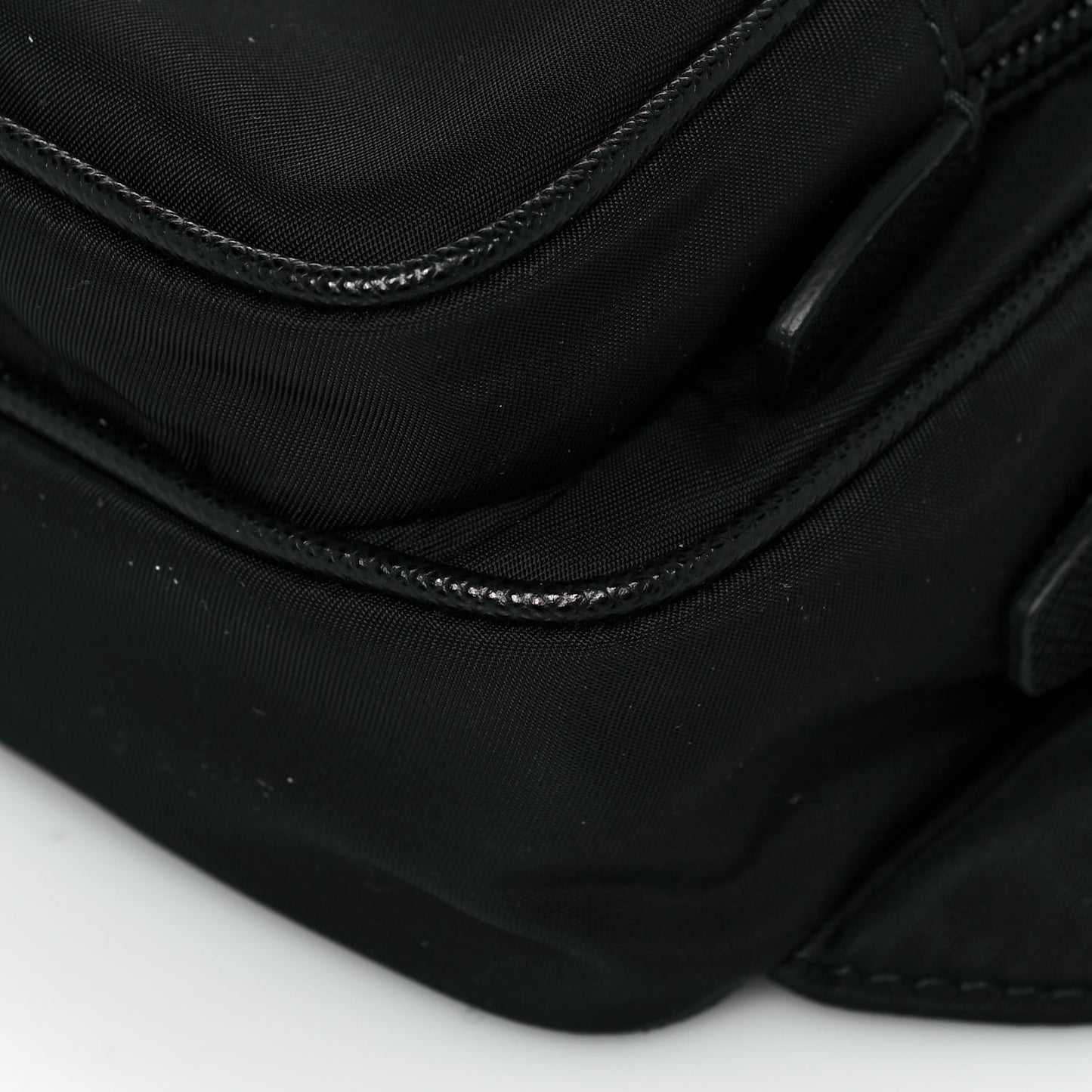 Tessuto Nylon Belt Bag Black