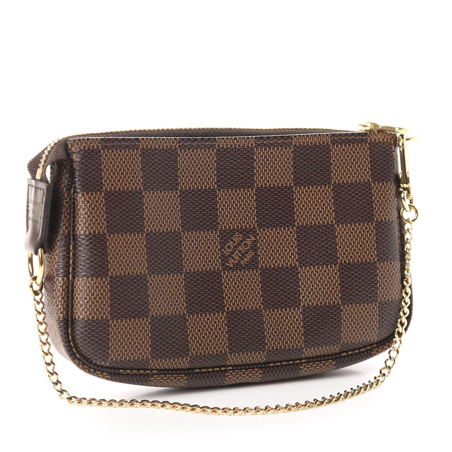Louis Vuitton Damier Ebene Mini Pochette Accessories 3 of 7