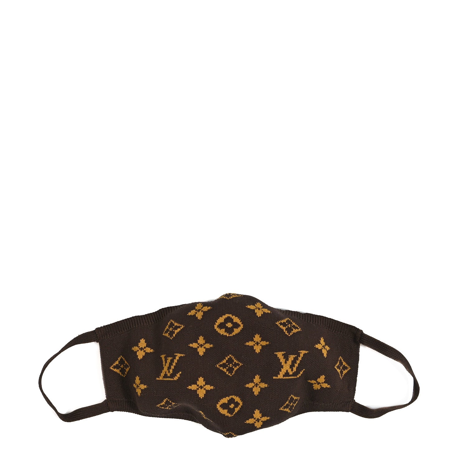 Louis Vuitton Monogram Knit Face Mask Brown 1 of 4