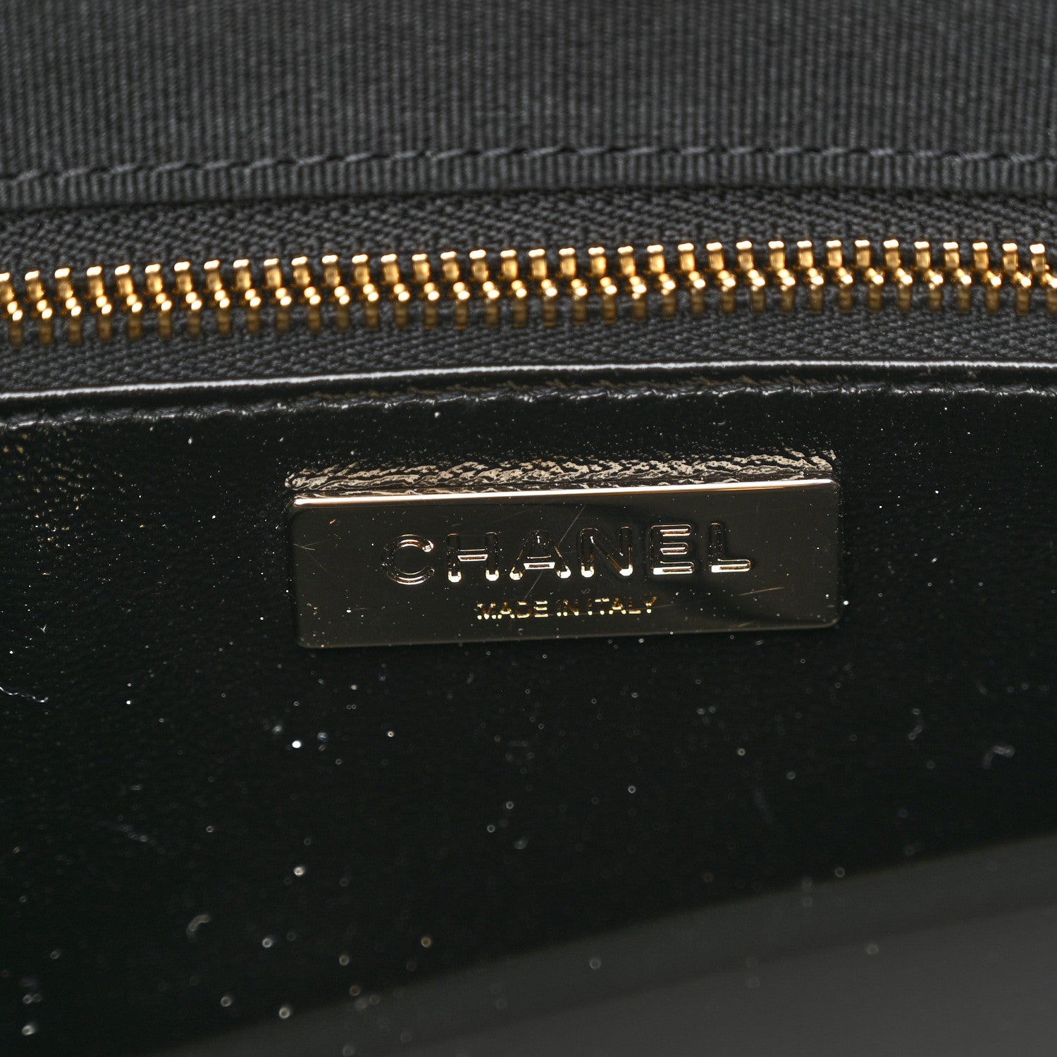 Chanel Shiny Lambskin Quilted 31 Shopping Bag Black 6 of 10