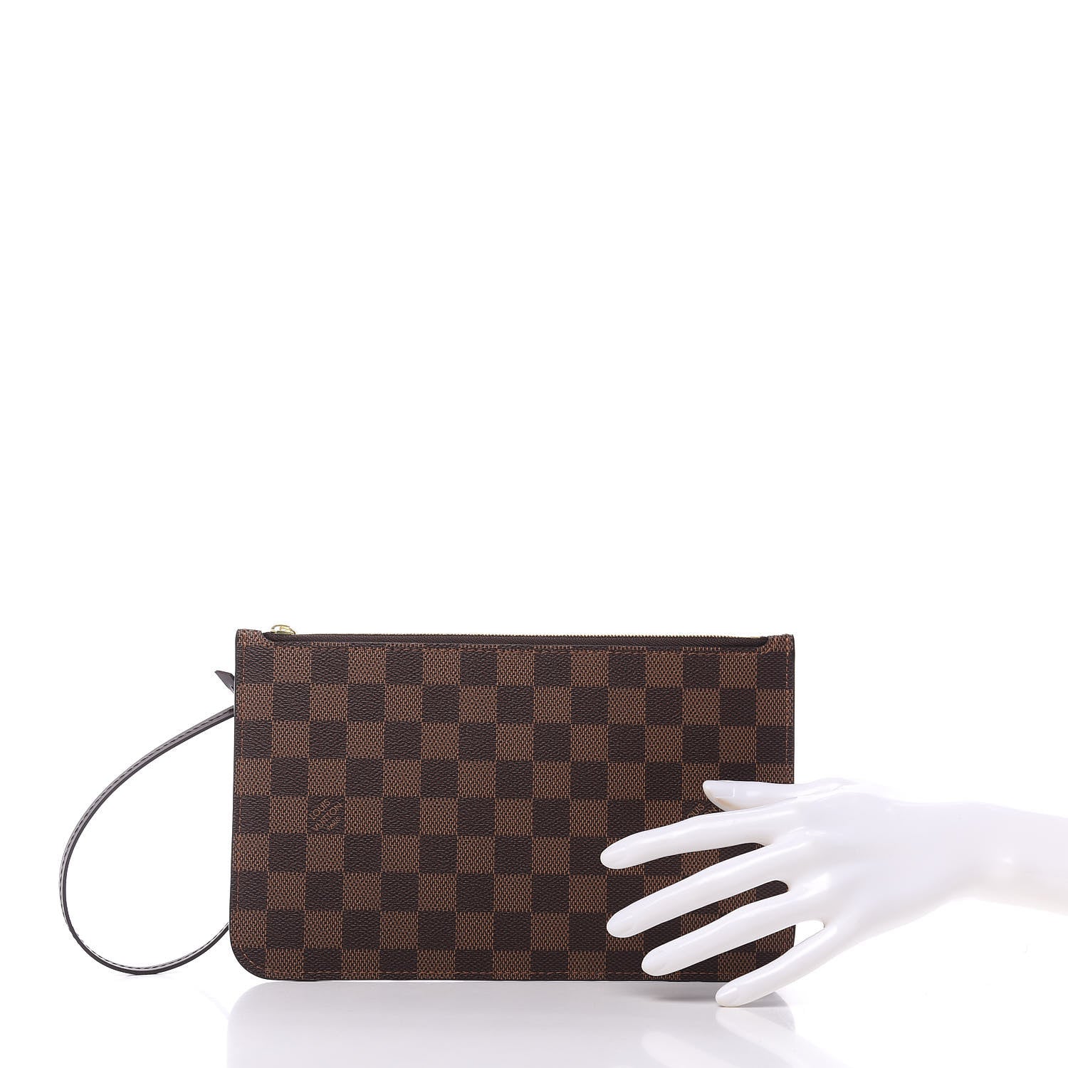 Louis Vuitton Damier Ebene Neverfull MM GM Pochette 2 of 10