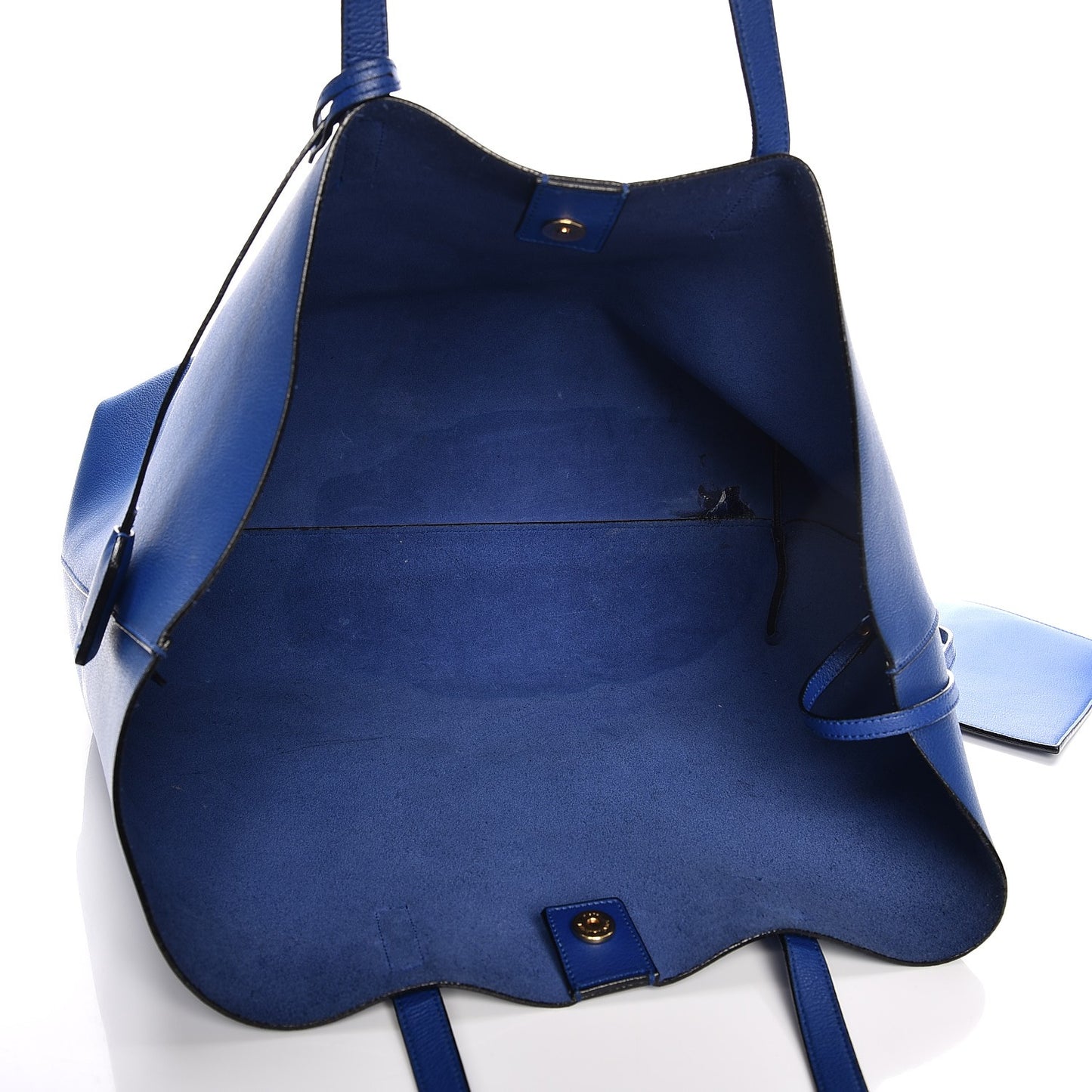 Calfskin Large Shopping Tote Ultramarine