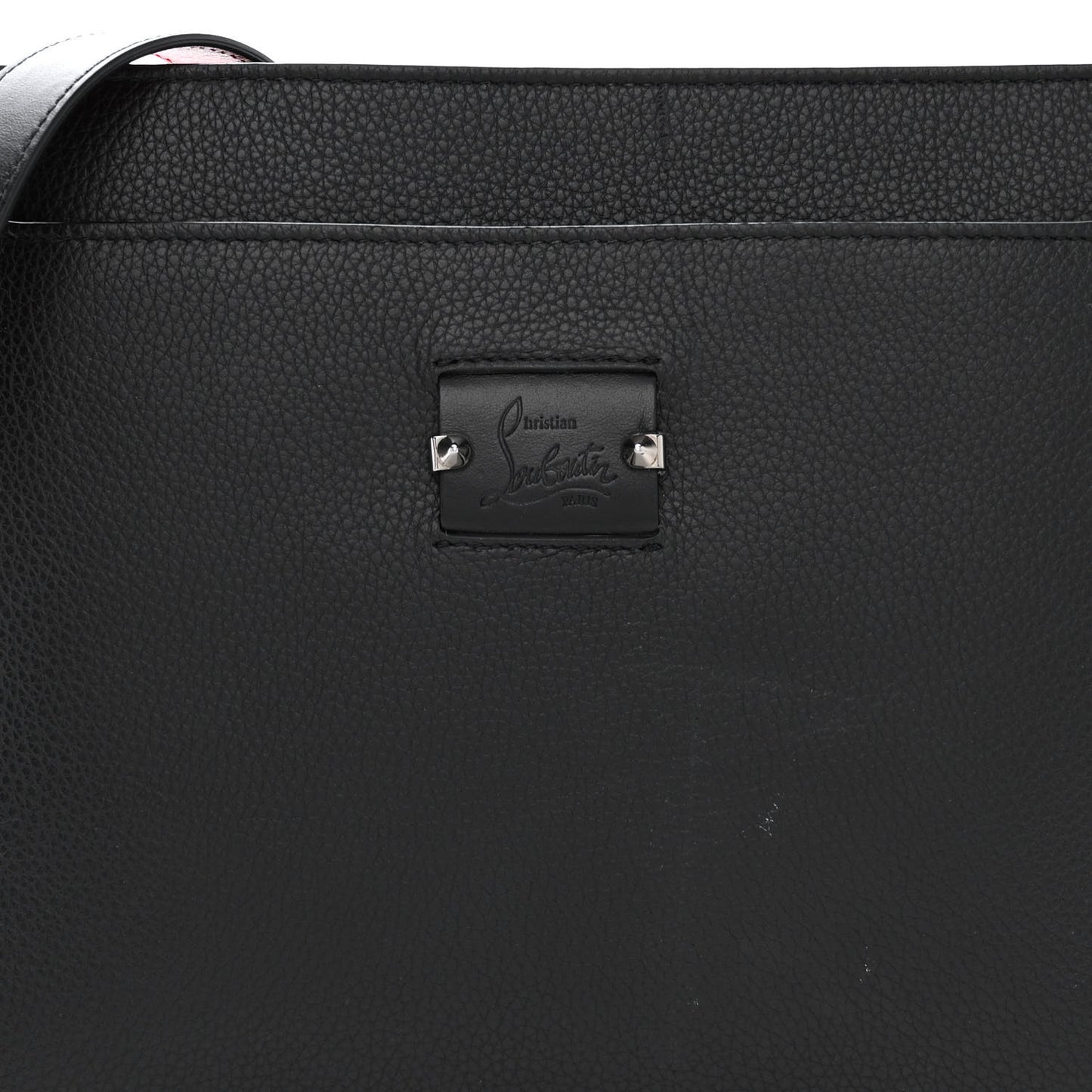 Calfskin Skypouch Crossbody Clutch Black