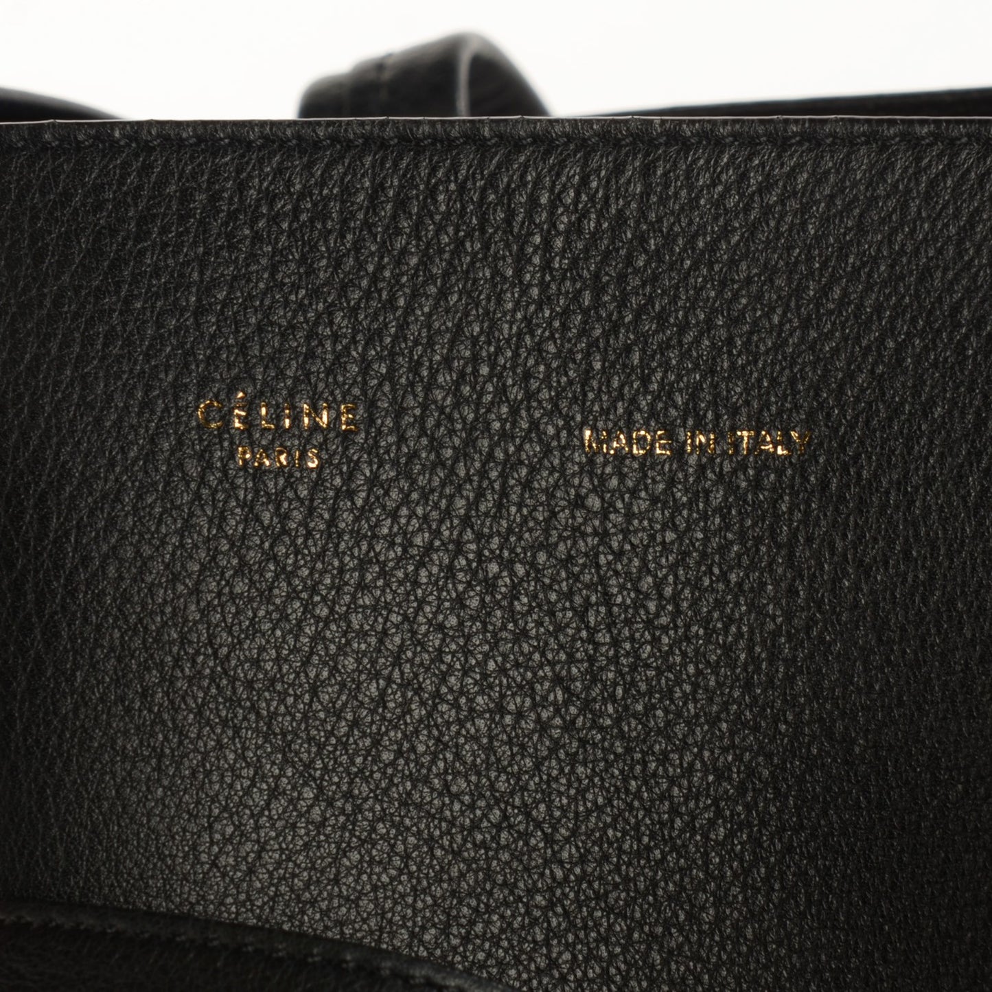 Soft Grained Calfskin Medium Cabas Phantom Black