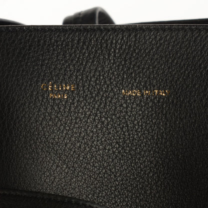 Celine Soft Grained Calfskin Medium Cabas Phantom Black 7 of 10