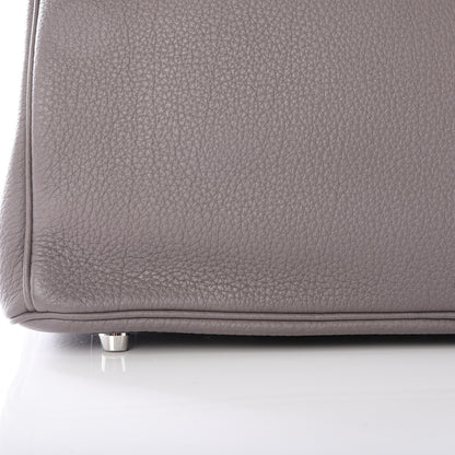 Hermes Togo Birkin 30 Etain 9 of 11