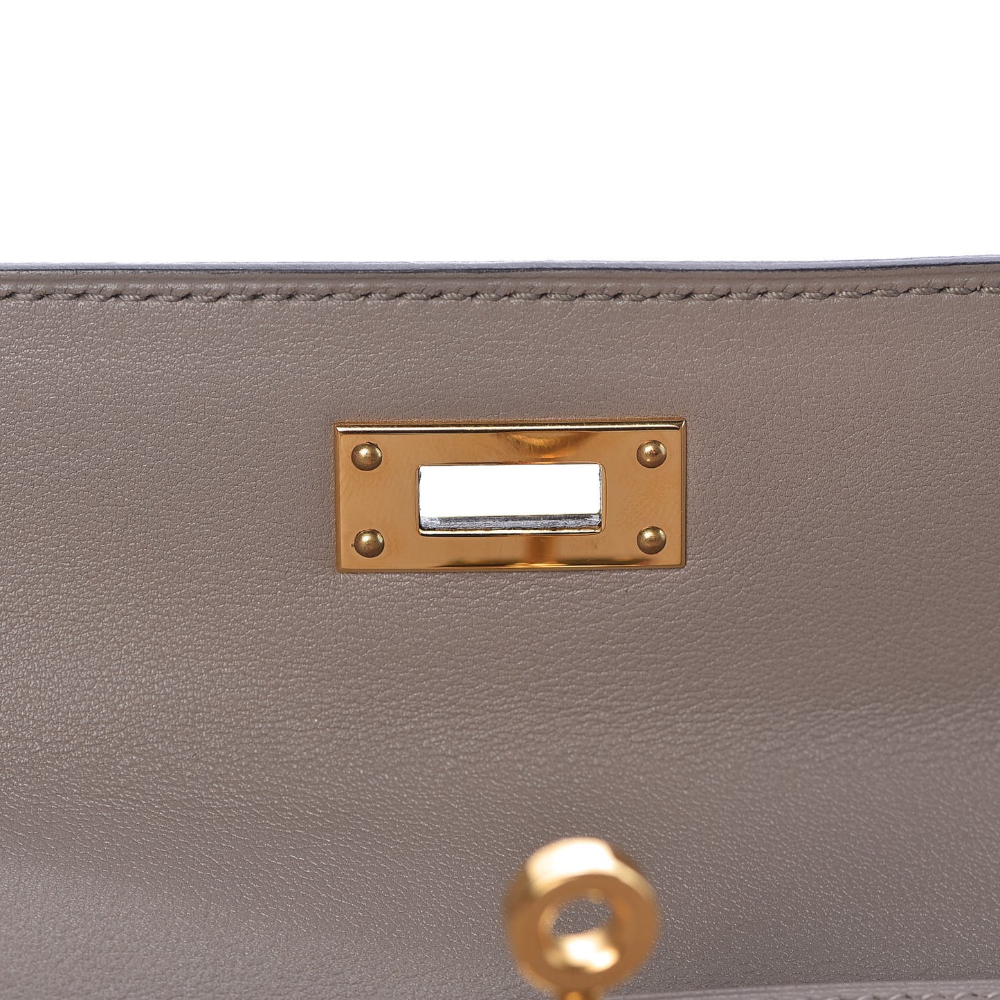 Swift Kelly Cut Clutch Pochette Gris Asphalt