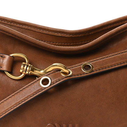 Miu Miu Nappa Aviator Regular Aventure Shoulder Bag Rovere 7 of 9