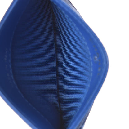 Chanel Caviar Quilted Card Holder Blue 7 of 9