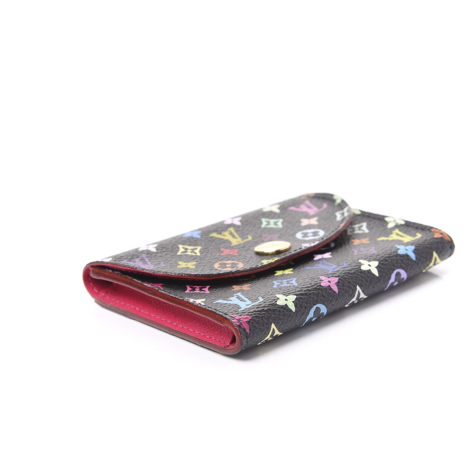 Louis Vuitton Monogram Multicolor Business Card Holder Black Grenade 5 of 10