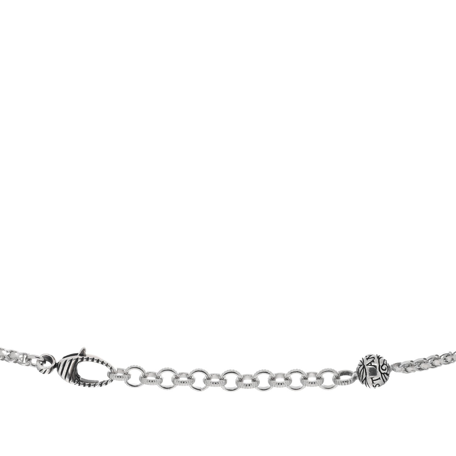 Gucci Sterling Silver Anger Forest Wolf Head Necklace 4 of 5
