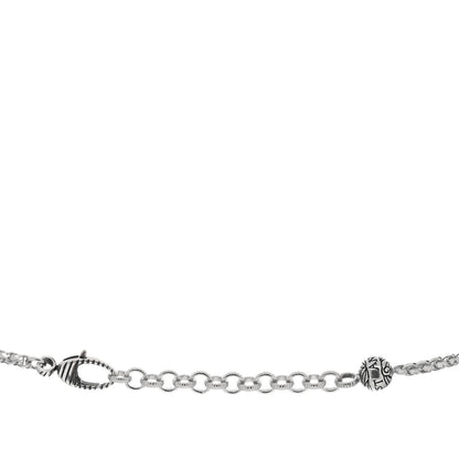 Gucci Sterling Silver Anger Forest Wolf Head Necklace 4 of 5