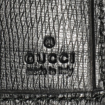 Gucci Shangai Calfskin Stirrup Long Wallet Black 6 of 7