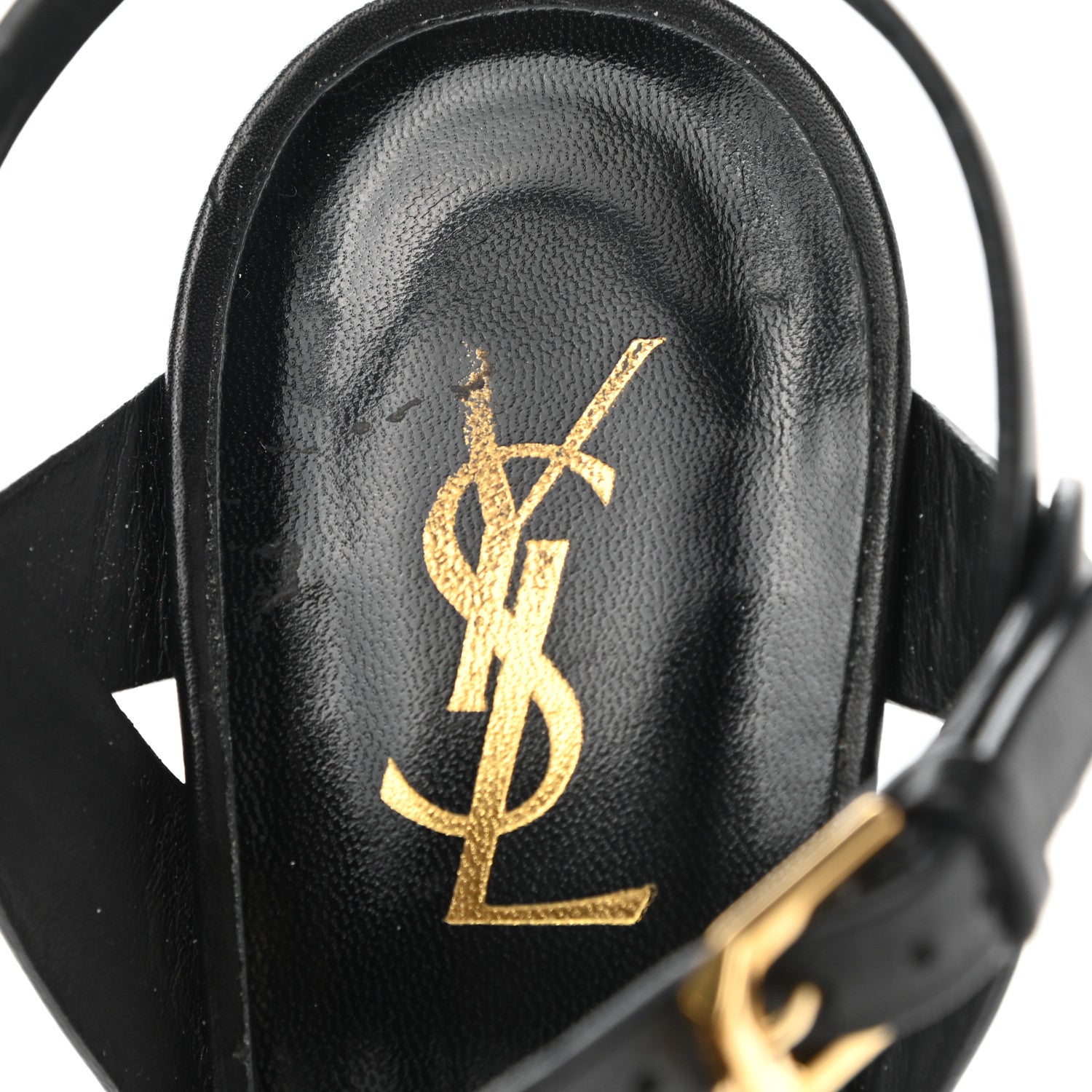 Saint Laurent Patent Tribute 105 Platform Sandals 41 Black 9 of 11