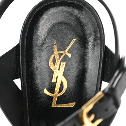 Saint Laurent Patent Tribute 105 Platform Sandals 41 Black 9 of 11