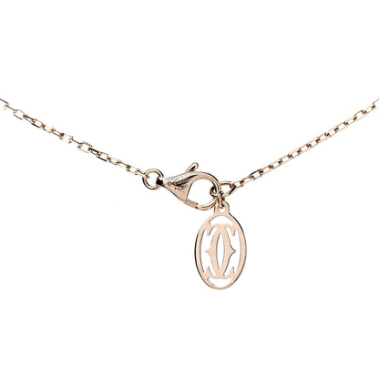 Cartier 18K Pink Gold Diamond SM D'Amour Pendant Necklace 6 of 6