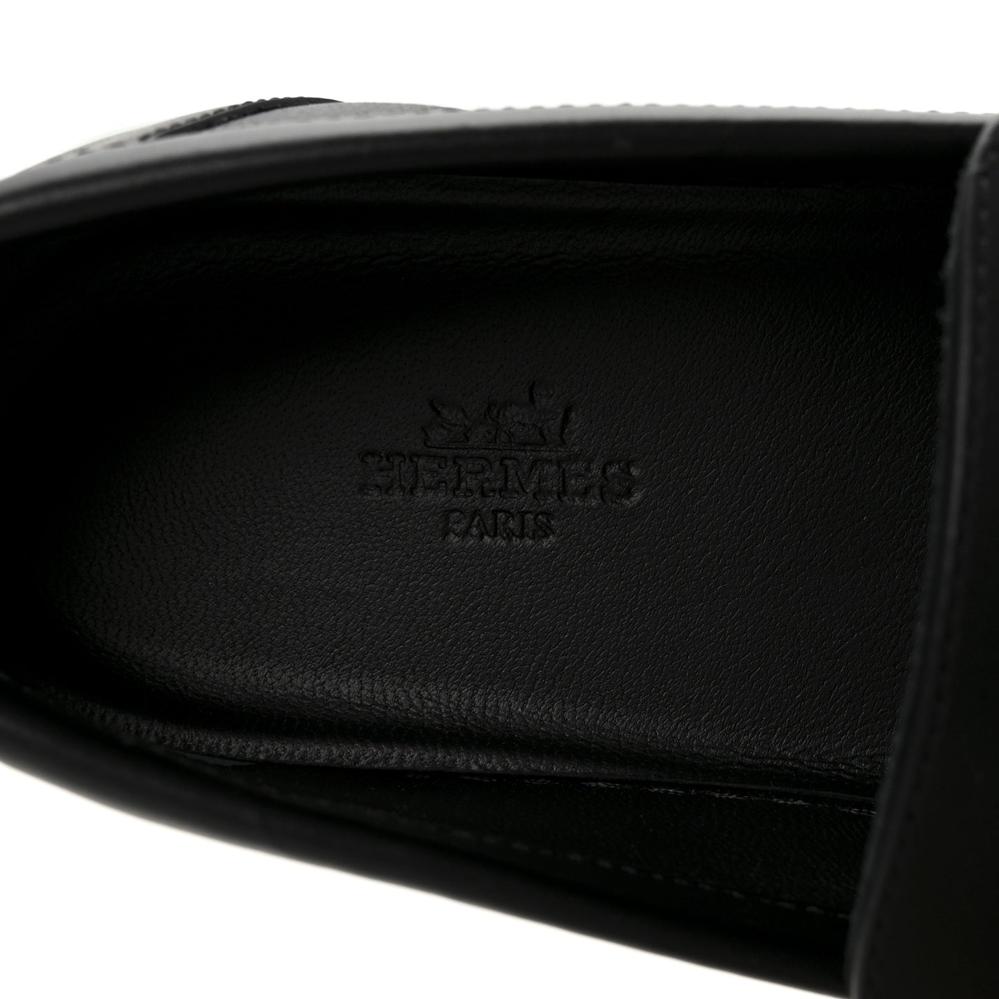 Epsom Calfskin Game Slip On Fringe Sneakers 38 Black