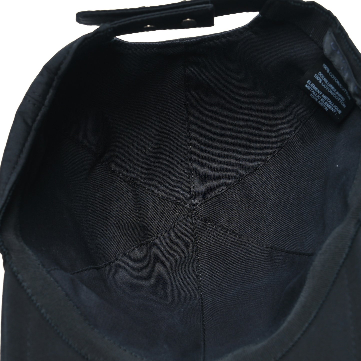 Cotton CC Cap Hat Black
