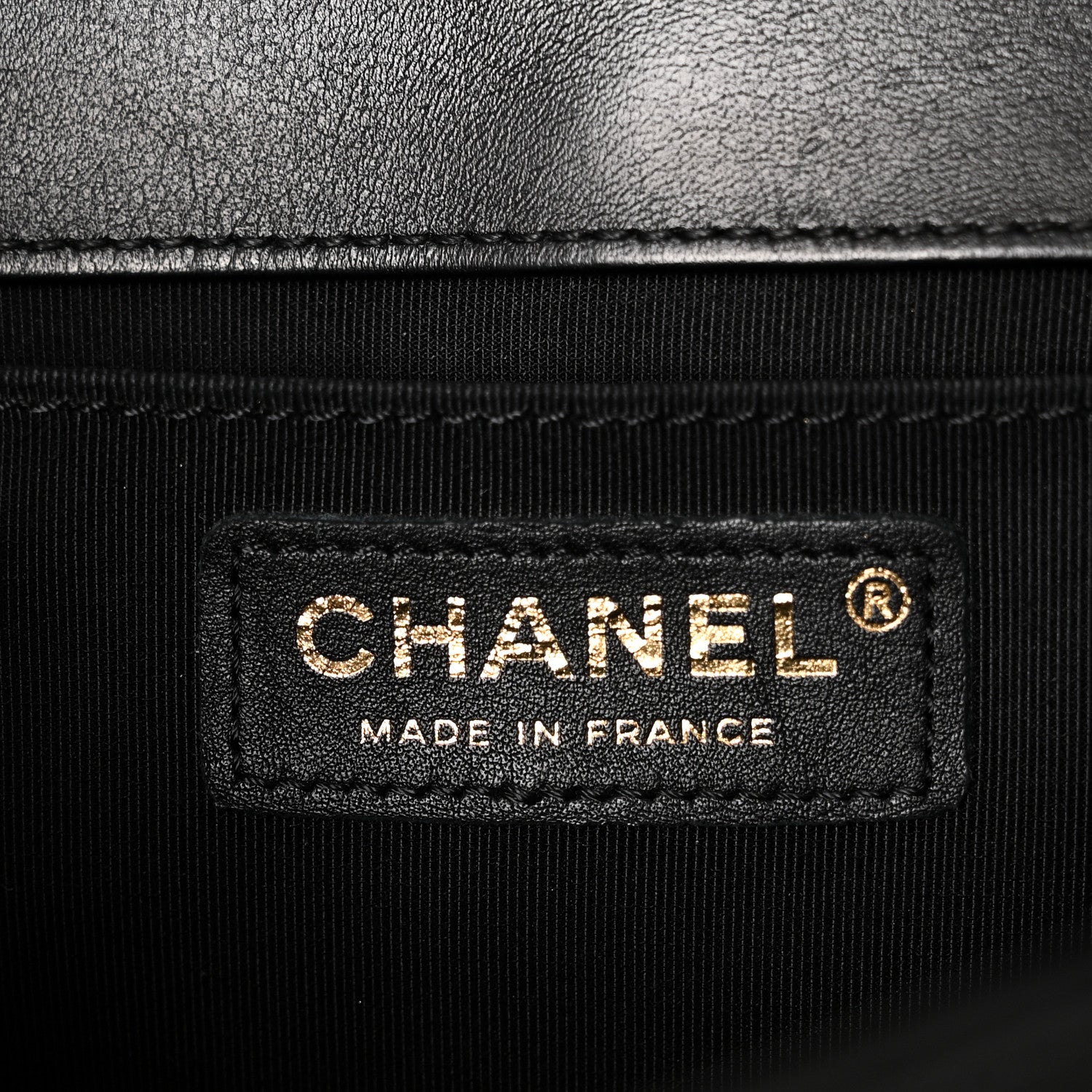 Chanel Lambskin Chevron Quilted Medium Boy Flap Black 6 of 10