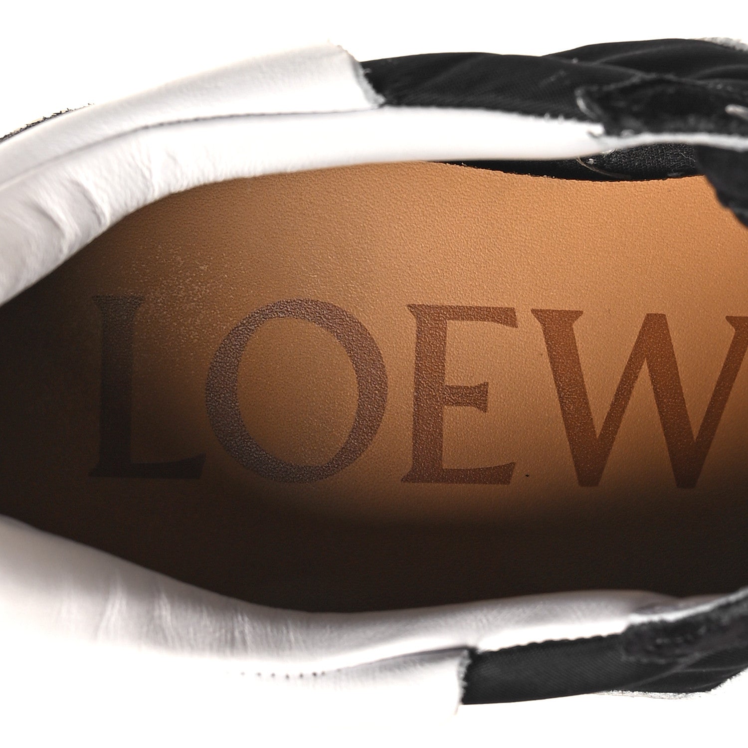 Loewe Nylon Suede Flow Runners Sneakers 38 Black 8 of 9