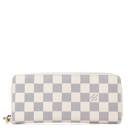 Louis Vuitton Damier Azur Clemence Wallet 1 of 10