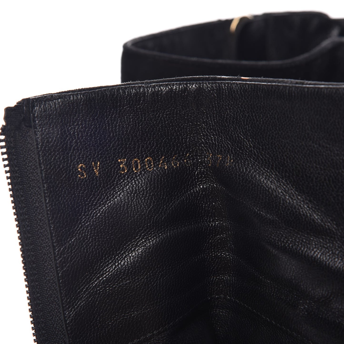 Suede Corset Wedge Boots 37.5 Black