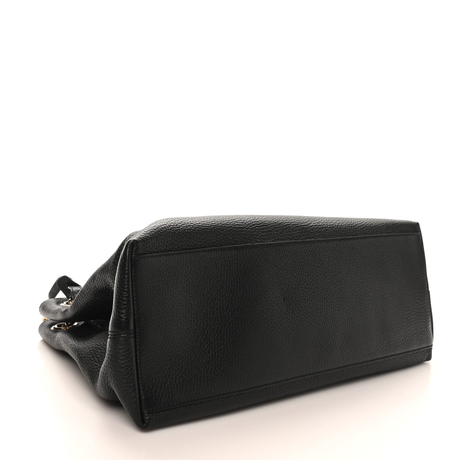 Gucci Pebbled Calfskin Medium Soho Chain Shoulder Bag Black 4 of 10