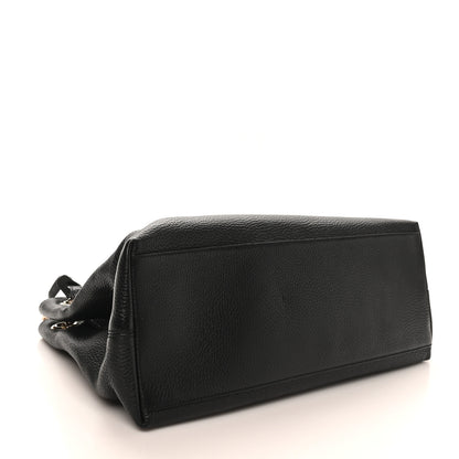 Gucci Pebbled Calfskin Medium Soho Chain Shoulder Bag Black 4 of 10