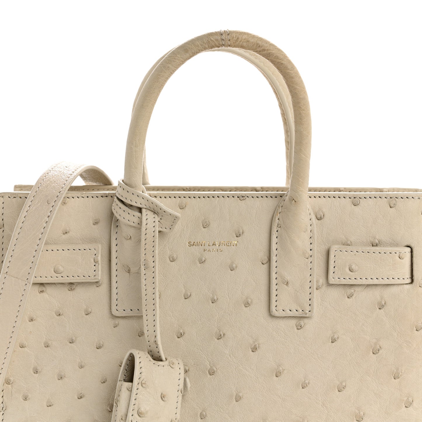 Ostrich Nano Sac De Jour Crema Soft