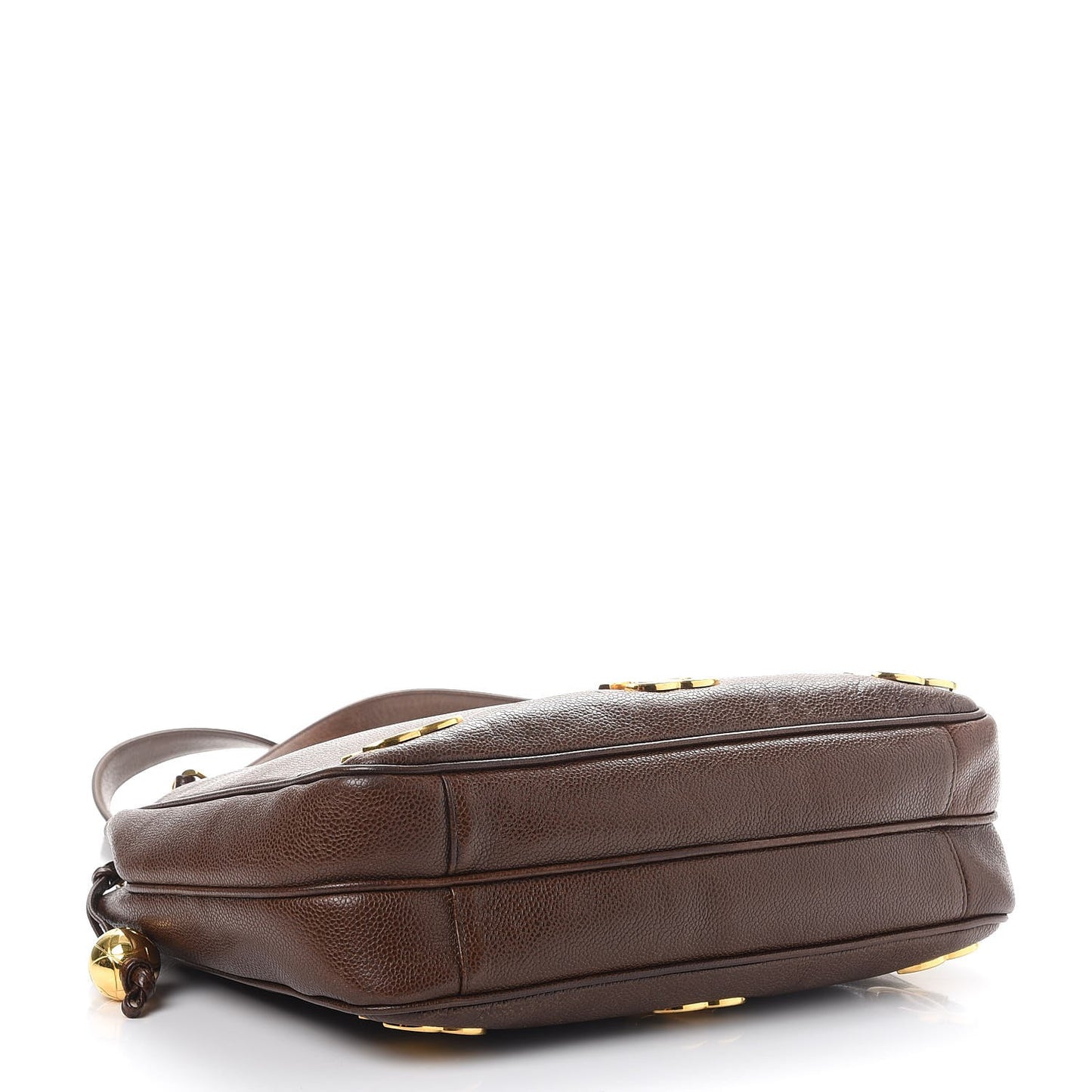 Caviar CC Shoulder Bag Brown