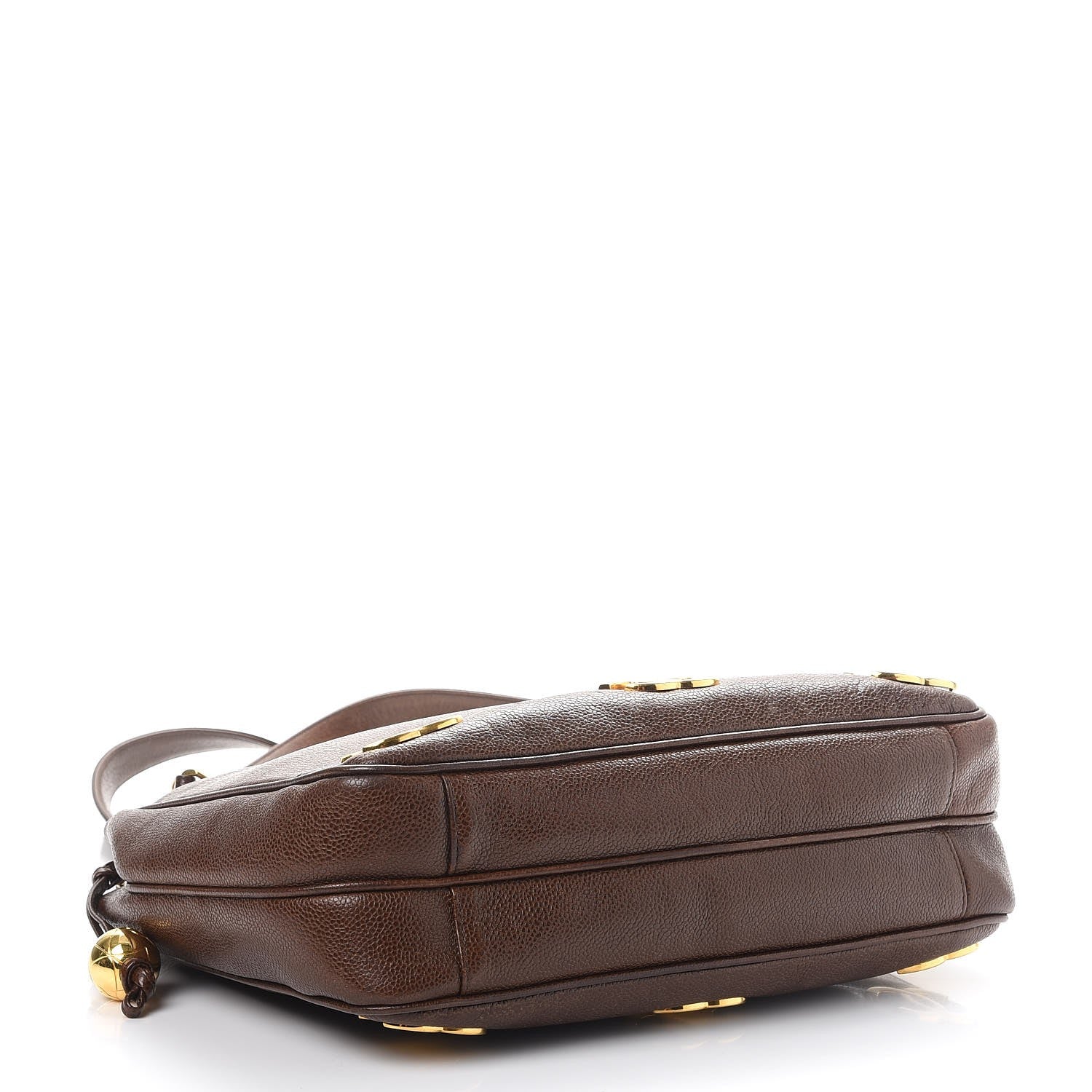 Chanel Caviar CC Shoulder Bag Brown 4 of 12