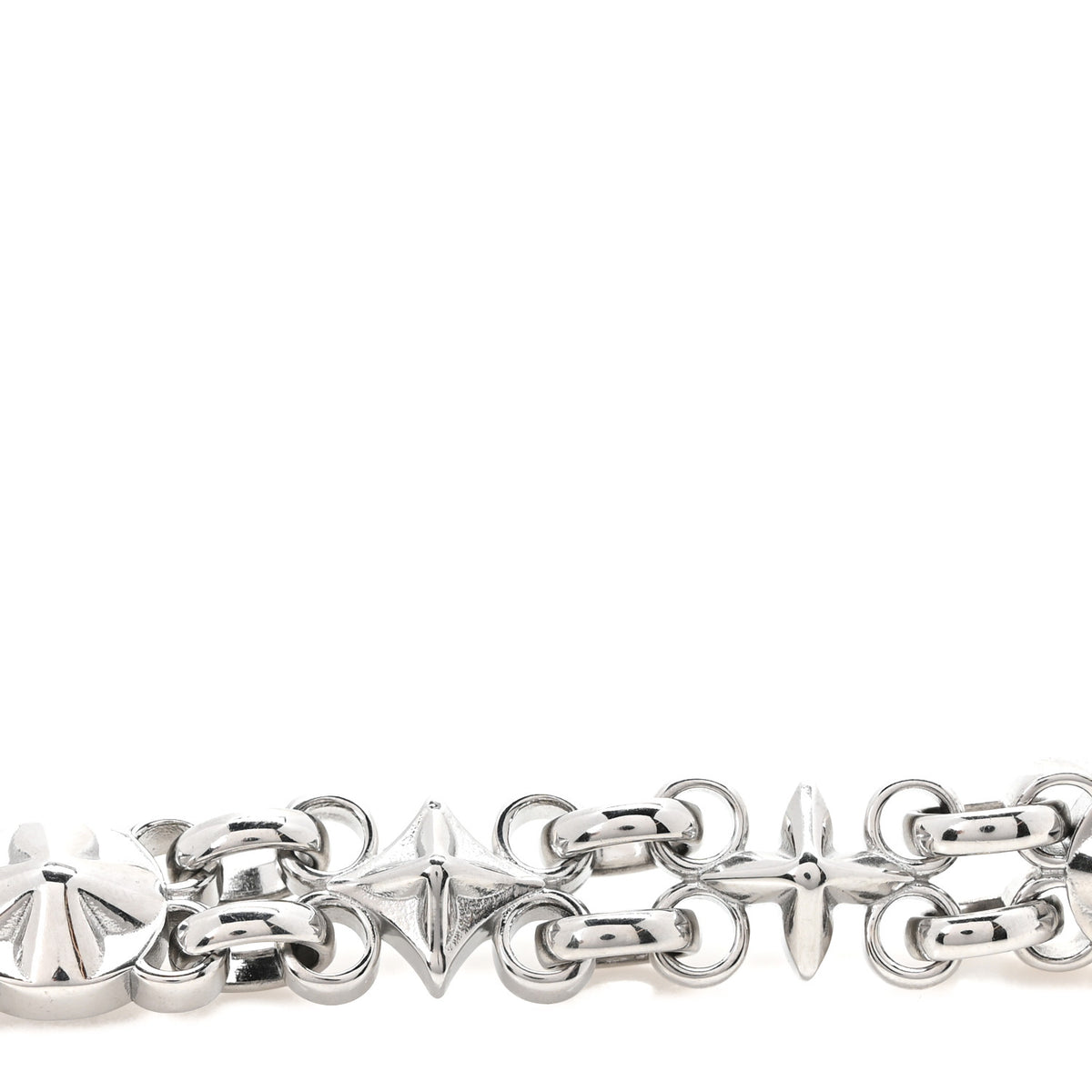 Louis Vuitton Metal My Flower Chain Bag Charm Silver 3 of 5