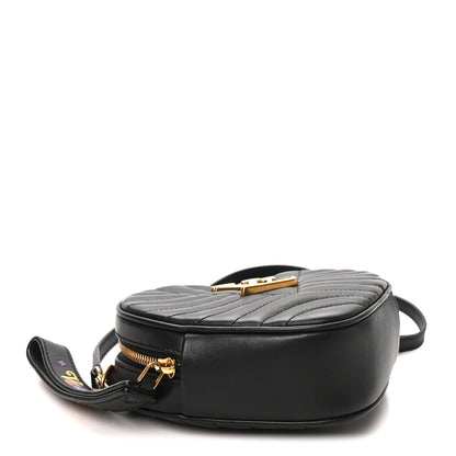 Louis Vuitton Calfskin New Wave Heart Bag Black 4 of 9