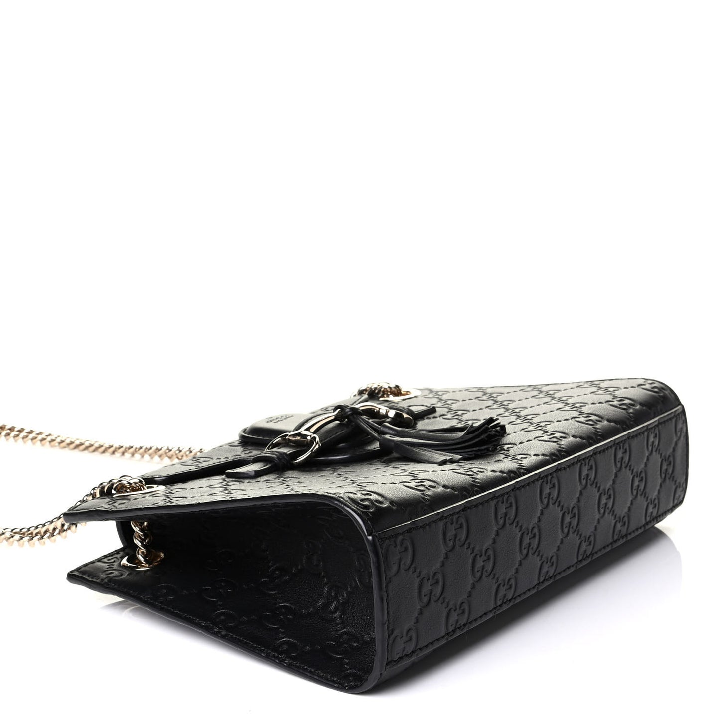 Guccissima Small Emily Chain Shoulder Bag Black