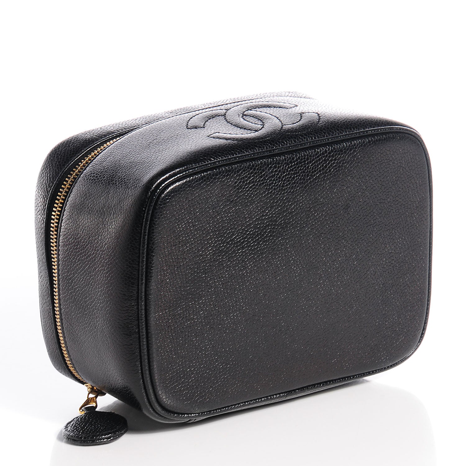 Chanel Caviar Vanity Cosmetic Case Black 4 of 8
