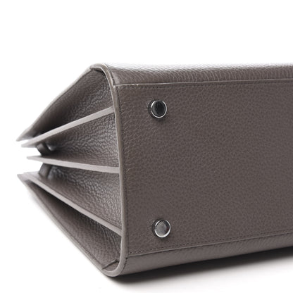 Saint Laurent Grained Calfskin Small Sac De Jour Dark Anthracite 6 of 9