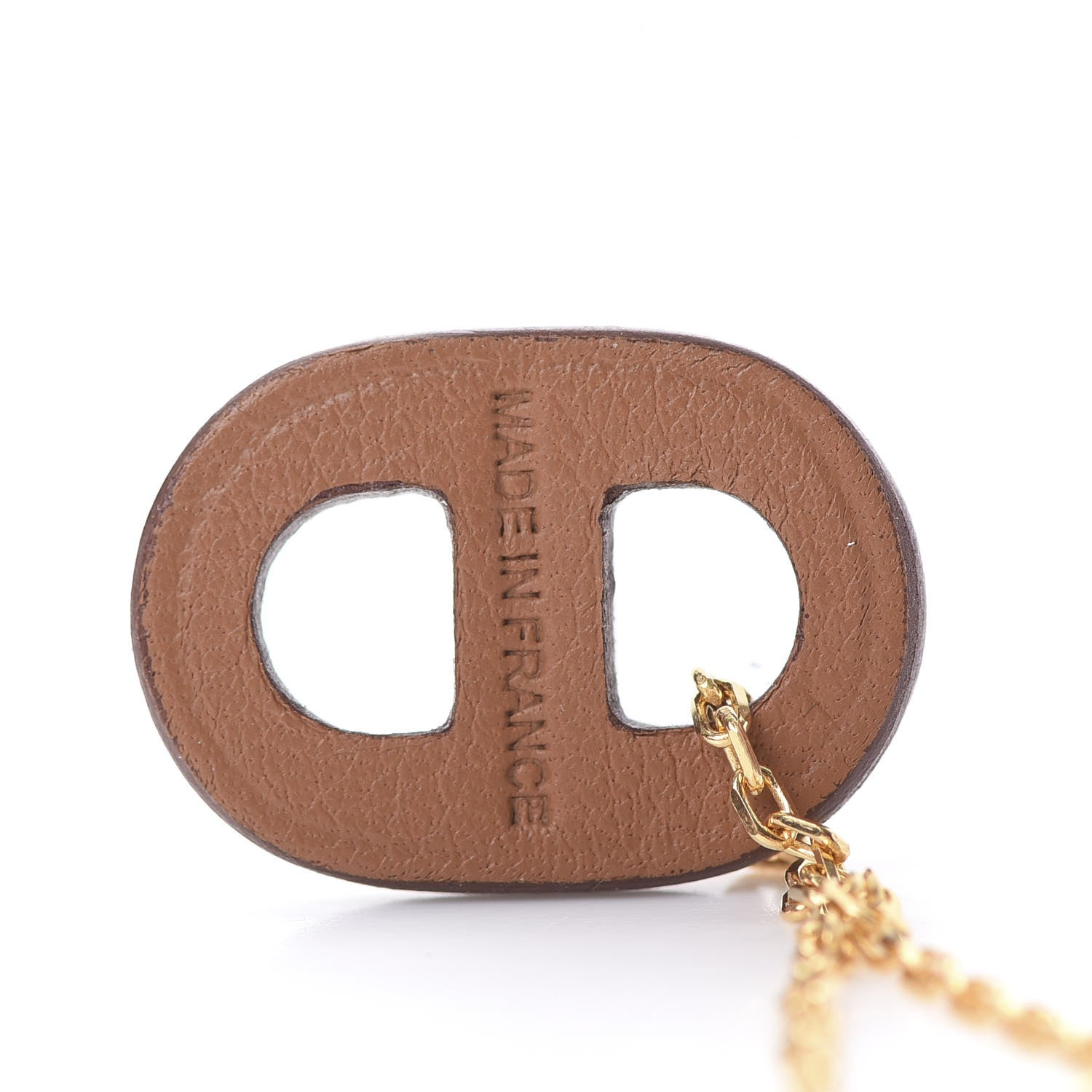 Hermes Swift O'Maillon Pendant Necklace Gold 5 of 6