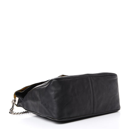Celine Lambskin Medium Gourmette Shoulder Bag Black 3 of 13