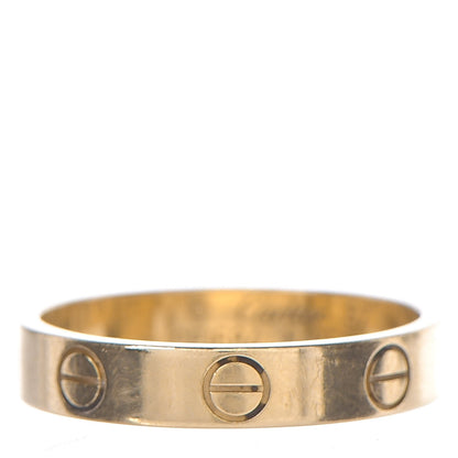 Cartier 18K Yellow Gold 3.5mm LOVE Wedding Band Ring 52 6 1 of 5